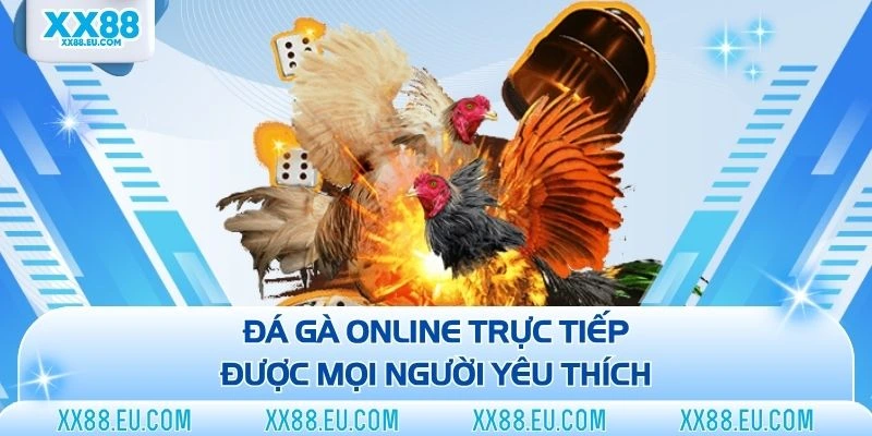 Đá gà online trực tiếp được mọi người yêu thích